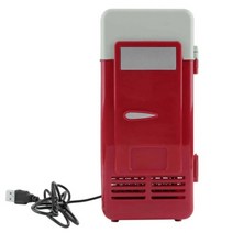 3 색 abs 194 90 90mm 에너지 절약 및 환경 친화적 인 5 v 10 w usb 자동차 휴대용 미니 음료 쿨러 자동차 보트 여행 화장품 냉장고, 빨간색