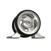 JKLapin-자전거 머드가드 쉬운 바퀴 머드 기어 알루미늄 합금 CNC 더블 휠 접이식 자전거 가드 휠셋 브롬튼, 실버