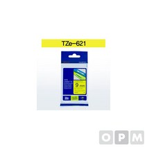 테이프카트리지(TZe-621 9mm 노랑 흑색문자)부품 소모품 자재 파츠-735056NH