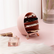 립스틱보관함 브러쉬꽂이 화장품정리함 화장대정리대 네일진열대, 핑크