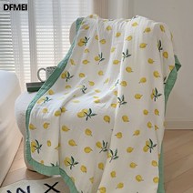 DFMEI 대나무 섬유 여름 이불 통풍 담요 여름용 통풍차 담요 다용 담요 침구, 비파, 120x150cm