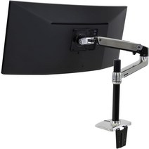 Ergotron 어고트론 45-241-224 LX 데스크 모니터 암 최대 34인치 3.2~11.3kg, 4.알루미늄 높이조절, 1개