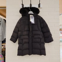 [레노마키즈] 겨울 필수품 블랙 롱 구스 다운점퍼 R2243F020