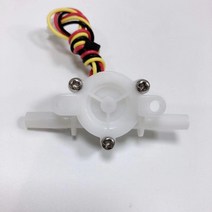 플로우센서 높은 정확도 OD 6mm 마이크로 물 유량 측정기 플라스틱 홀 외부 트레드 0.2-3L/min 우유 커피, 02 5V, 02 5V, 02 5V