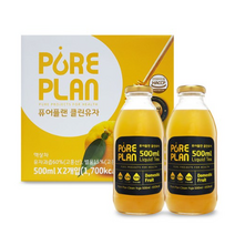 퓨어플랜 클린유자 블랙라벨, 500ml, 2개