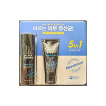 SNP 타임리스 블랙 옴므 마이크로 바이옴 올인원 120ml + 100ml, 단품
