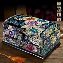 자개함 보석 상자 칠기 외국인 귀걸이 옻칠 예물함 선물, 스몰