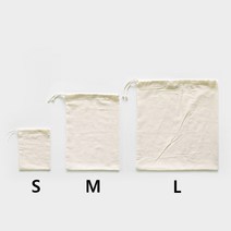 소창주머니 광목파우치 더스트백, 크기_L (42cm x 44cm)