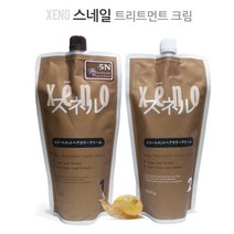 제노스넬 트리트먼트 칼라크림 헤어컬러, 다크브라운, 1개