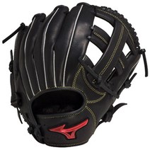 미즈노 유소년 글러브 글로벌엘리트 25510 검정 어린이 야구글러브, 우투용 (왼손착용), 블랙
