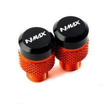 오토바이 야마하 NMAX 155 125 NMAX125 300 250 400 X-MAX400 CNC 오토바이 액세서리 M10 * 미러 구멍 플러, 10 Orange-NMAX