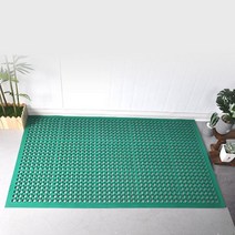 식당주방 물기차단 오픈형 현관매트 그린 90x150 현관문매트 먼지흡착 아파트현관바닥