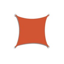 캠핑 트레일러 텐트 420D 방수 차양 항해 야외 정원 해변 파티오 수영장 천막, orange+4x4m