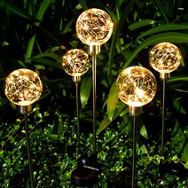 태양광 LED 정원조명등 방울정원경관등 아웃도어 가든 램프, 70cm*8cm*2PCS