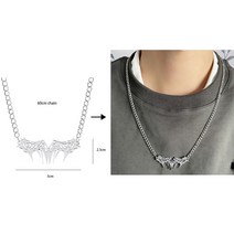 고딕 뱀파이어 박쥐 목걸이 펑크 힙합 락 빈티지 금속 펜던트 목걸이 파티 할로윈 보석 선물