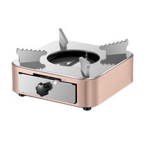 고체연료 버너 화력조절 미니 개인화로 백패킹버너 휴대용버너 스토브 오토캠핑, 1개, 실버