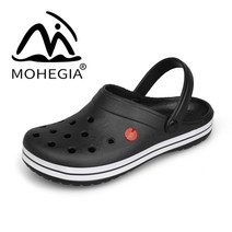MOHEGIA 여름 슬리퍼 구멍 신발 남성 샌들