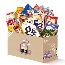 오뜨 구운감자 예감 초코하임 크런키등 낱개포장 과자세트 집으로 과자 1 학교 탕비실 교회 사무실, 집으로 과자 11종, 1세트