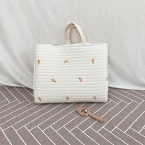 돗투돗X마롤로뜨 누빔 휴대용 소프트 아기매트 어린이집 낮잠이불 여름낮잠이불, 휴대용소프트쿨매트_캐롯로뜨