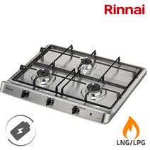 린나이 3구 빌트인 가스레인지 (RBR-S3001D | S3000), LNG, RBR-S3001D(건전지형)