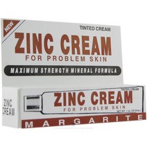 Margarite Cosmetics Zinc Cream 1 oz (Pack of 3)