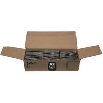 빅 BIC 라운드 스틱 엑스트라 라이프 볼펜 블랙 미디엄 포인트 1.0mm 36개입 414880, Black_500 Count (Pack of 1)