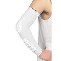 팔골절 재활보조기 팔 보호대 팔꿈치 암보호대 안전 아대 1pcs crashproof 농구 슈팅 꿈치 지원 압축 슬리브 중괄호 스포츠 꿈치 패드, 하얀색, l