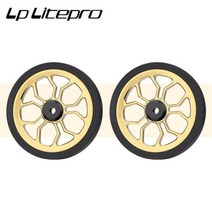 자전거 보조바퀴 16 18 20 22 24 인치 성인용 스페어 사이클 1 쌍 쉬운 휠 Brompton 접이식 알루미늄 합금 CNC 82mm Easywheel 경량 사이클링 주차