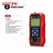Kailiwei-301CNCV 디지털 멀티미터 6000 카운트 자동 범위 AC/DC 전압계 플래시 백 라이트 대형 스크린 테, 02 301B