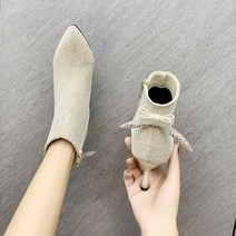 [Myshe]여성 구두 스틸레토힐 앵글 부츠 Myshexzq0106YCjt7