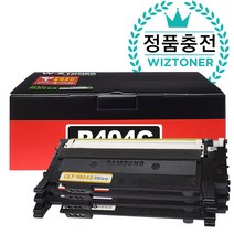 [정품충전 4색세트] CLT-K404S 삼성 재생토너 SL-C483W SL-C483FW SL-C430 SL-C433 SL-C432 SL-C482W SL-C482FW, 다쓴토너 세트 반납, 1개