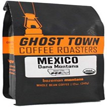 Ghost Town Coffee Roasters ”Mexico Dana Montana” Medium Roasted Organic Shade Grown Whole Bean Coffe, 1