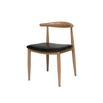 한성 EC 철재카우체어 네추럴 월넛(원목랩핑)