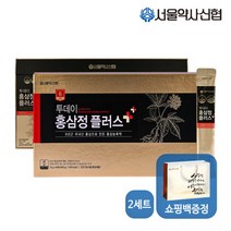 [서울약사신협] ★사은품증정★ 6년근 투데이 홍삼정 플러스 60포 2세트(+아연 츄어블 6, 상세 설명 참조