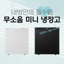 무소음 미니냉장고 미니바 25L 화장품냉장고 2종 컬러, 블랙