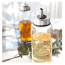 룰루홈 뚜껑 오픈형 유리 오일병 간장 기름병 소스 용기 글라스락 오일병, 1개, 300ml