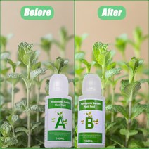 수경재배기 식물재배기 가정용스마트팜 수경 정원 식물 식품 a + b 두 부분 액체 식물 성장 영양 공식 식물 비료 토마토 꽃 야채, 없음
