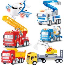 자동차장난감 중장비장난감 포크레인 소방차 비행기 어린이선물 역할놀이 오감놀이, 02. 트럭트레일러