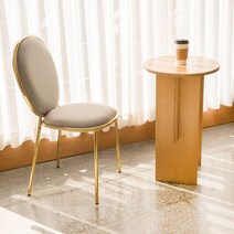 [가구느낌] 어반골드체어 디자인의자 식탁 카페 벨벳, 그레이