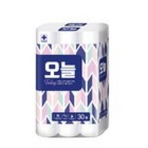 오늘 무형광 3겹 데코 화장지 20 m, 30롤, 1팩