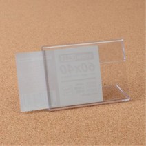마카롱 디저트 제품 이름표 가격택 홀더 10개 안내, 60x40mm