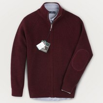 [FOREST CAMP]Lambswool Zip-Up Cardigan 램스울 집업 가디건 ∼4XL[FCSW9403-Burgundy]