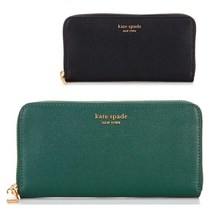 케이트 스페이드 긴 지갑 여성 브랜드 대용량 라운드 패스너 지갑 멋쟁이 Kate Spade 케이트스페이드 시그니처 레더