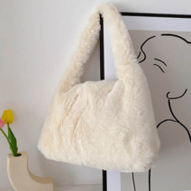 심플한 디자인 여닫기 편한 데일리가방 핸드백 숄더백 블랙 아이보리 그레이 3컬러