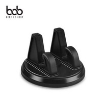 bob 미니 써클 회전 차량용 대시보드 스마트폰 거치대, 미니써클차량용거치대_블랙