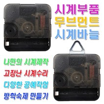 미호코리아 벽시계 부품 바늘세트 무소음 무브먼트 벽 시계 모터 부속 부속품 바늘 세트 QUARTZ 12888, 02번-일반(16mm)