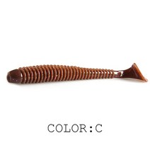 Supercontinental-스윙 임팩트 링 청어 낚시 루어 6 개/10 개 인공 Pesca Leurre Souple, 03 C_03 97mm 6pcs