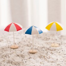 파라솔 미니어처 1p-여름인테리어 여름꾸미기 여름소품 여름디스플레이 만들기재료 계절장식 계절소품 DIY diy 취미 테라리움, 레드