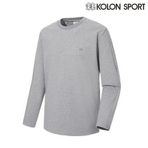 코오롱스포츠 2021 F/W 가격인하 남성 라운드 티셔츠 TLTBA21421MML SW3