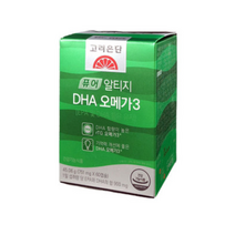 고려은단 퓨어 알티지 DHA 오메가3 기억력 개선 혈액순환 눈 건강 흡수율 높은 영양제 식물성 캡슐 1개월 2개월 3개월 6개월 유재석 방송 홈쇼핑 건강식품 정품 식약처인정, 2박스 (2개월분), 60정